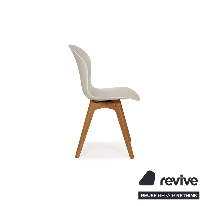 4er Garnitur BoConcept Adelaide Kunststoff Stuhl Weiß Esszimmer