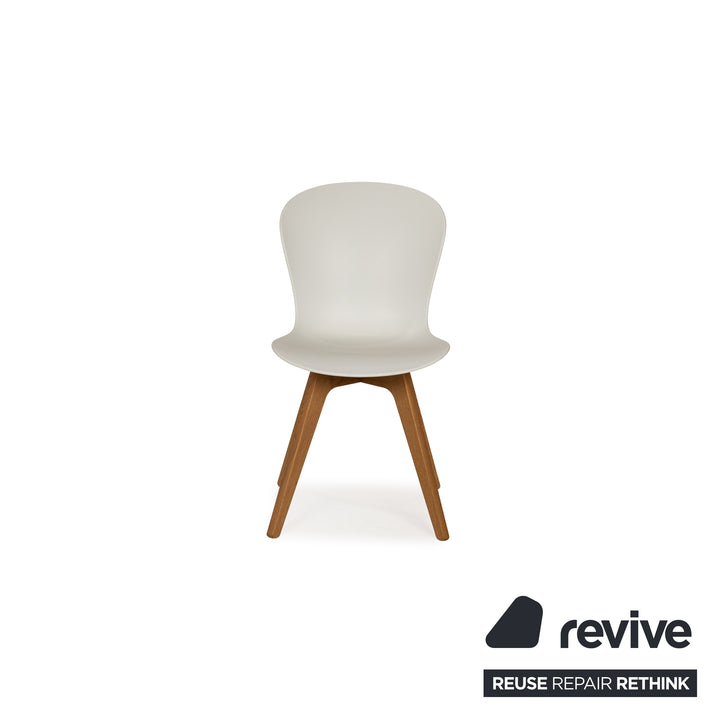 4er Garnitur BoConcept Adelaide Kunststoff Stuhl Weiß Esszimmer