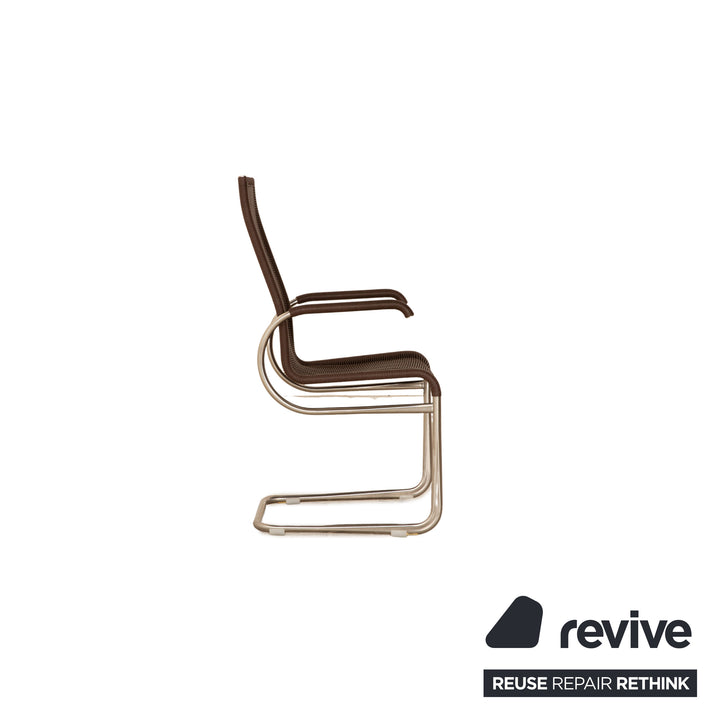 Set of 4 Tecta B25 wooden chairs brown