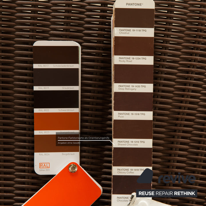 Set of 4 Tecta B25 wooden chairs brown