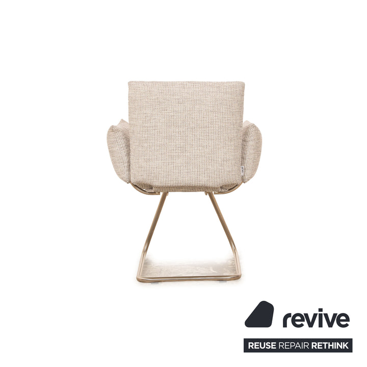 Set of 4 Venjakob Maika fabric chairs grey dining room