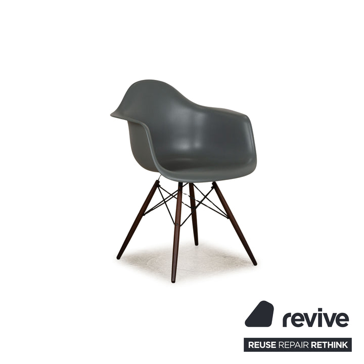 Lot de 4 chaises Vitra DAW DSW DRK-2 en plastique blanc gris jaune