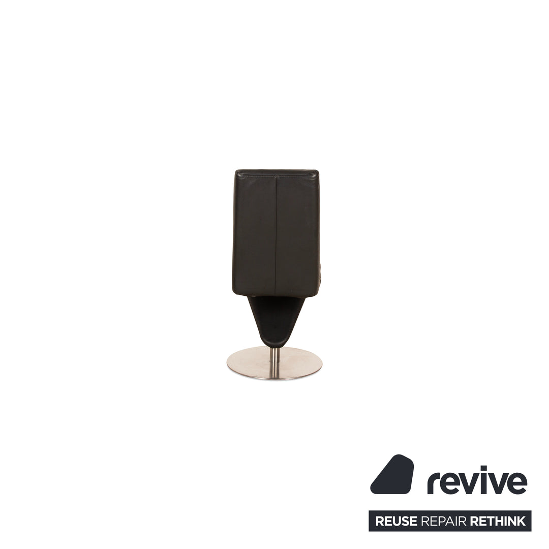 Lot de 6 échantillons de bagues 1210-70 chaise en cuir noir