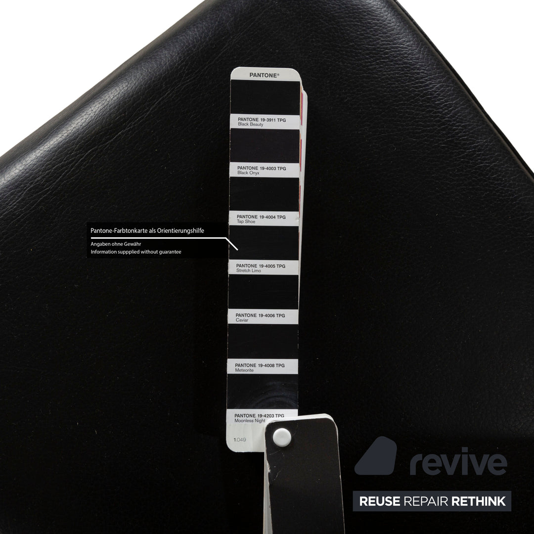 Lot de 6 échantillons de bagues 1210-70 chaise en cuir noir