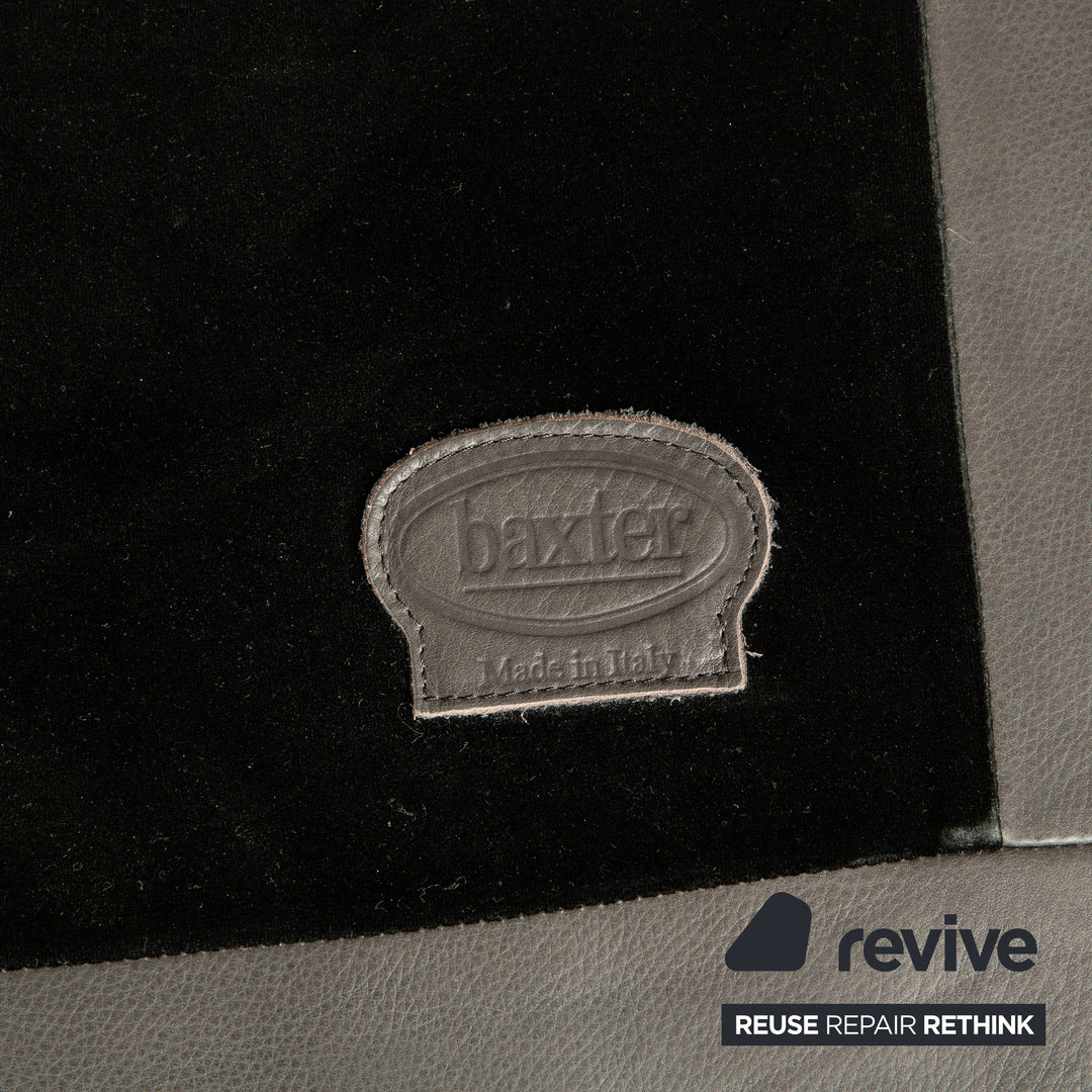 Baxter Charmine Longe Dormeuse Aniline Leather Lounger Brown