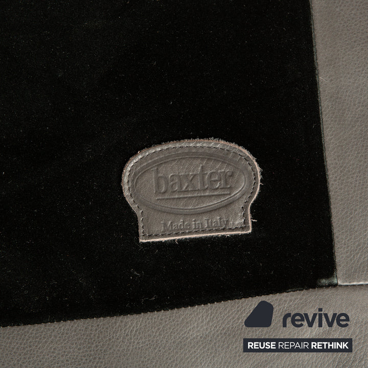 Baxter Charmine Longe Dormeuse Aniline Leather Lounger Brown