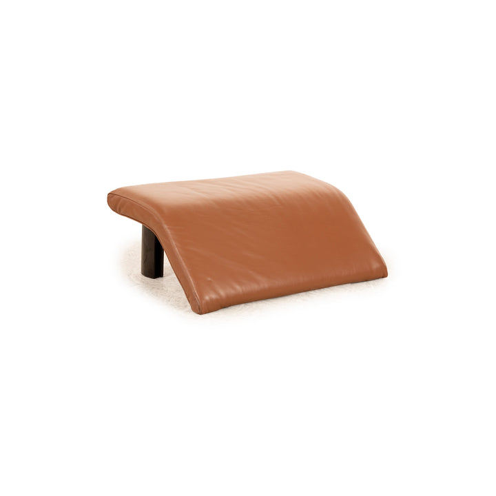 B&B Italia Alanda Leather Stool Brown