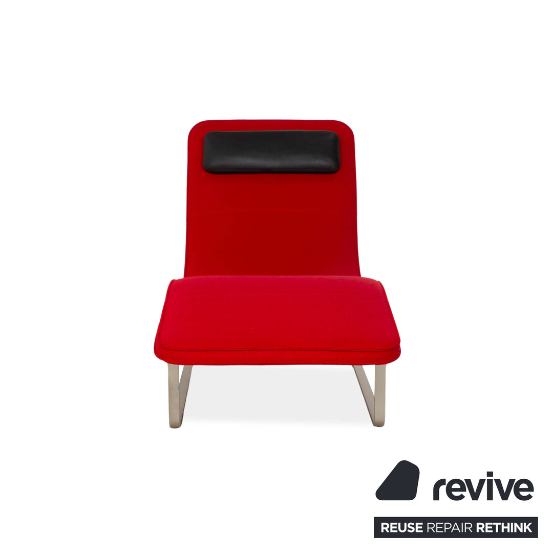 Chaise longue en tissu B&B Italia Landscape Rouge