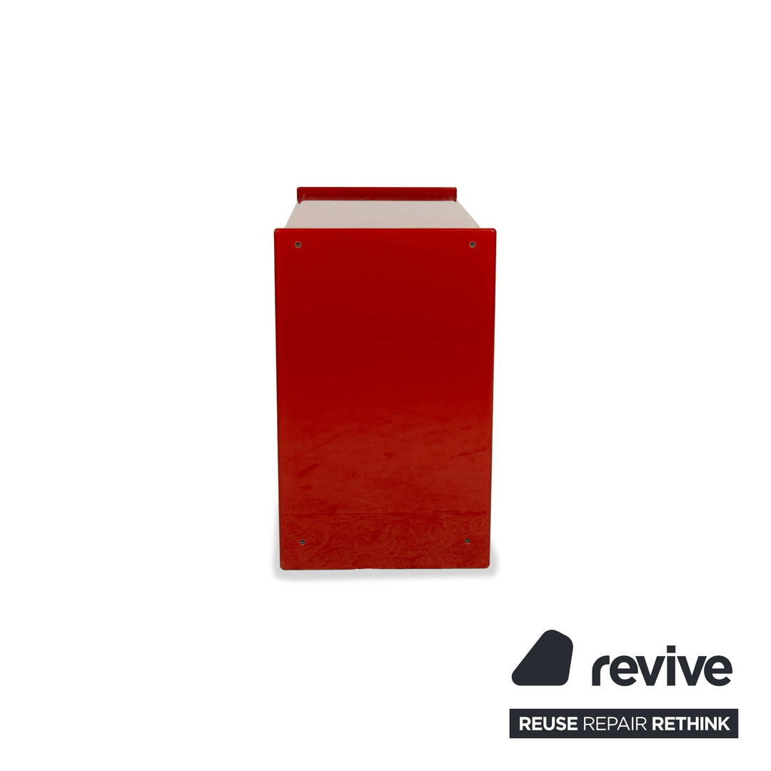 B&B Italia Olinto Wooden Sideboard Red