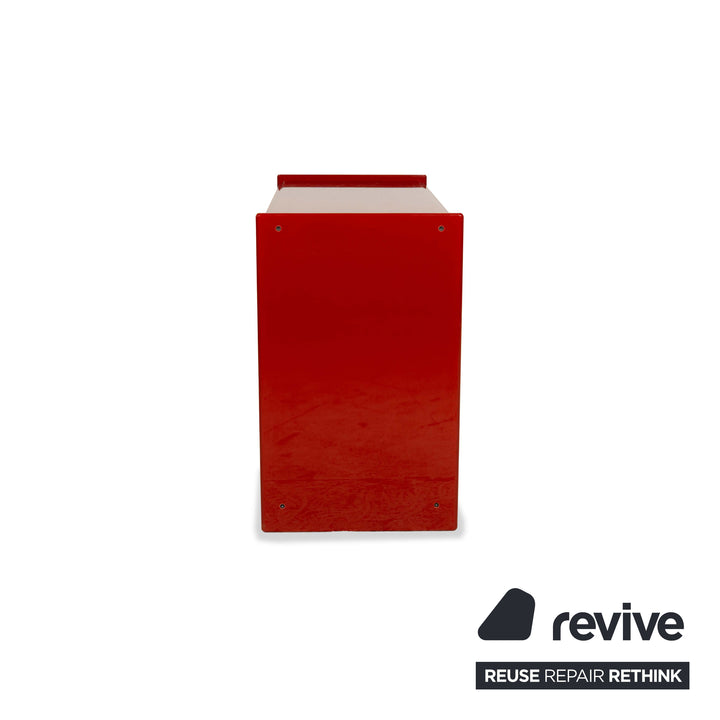 B&B Italia Olinto Wooden Sideboard Red