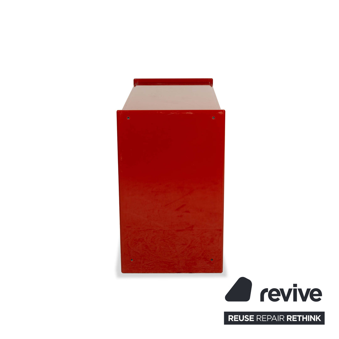B&B Italia Olinto Wooden Sideboard Red