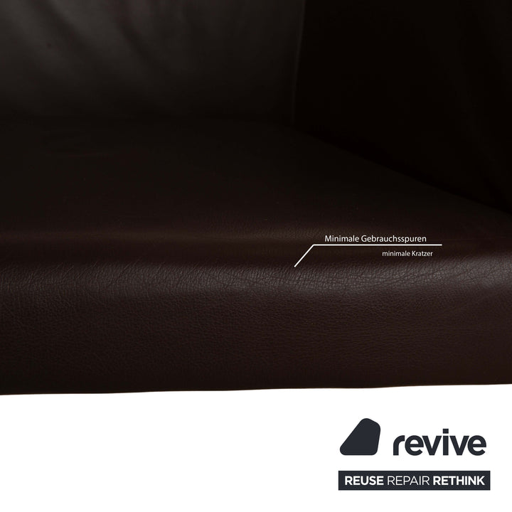 bert plantagie ARC-E chaise en cuir marron