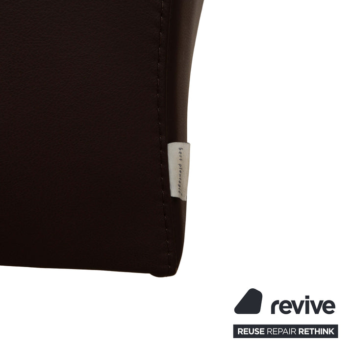 bert plantagie ARC-E chaise en cuir marron