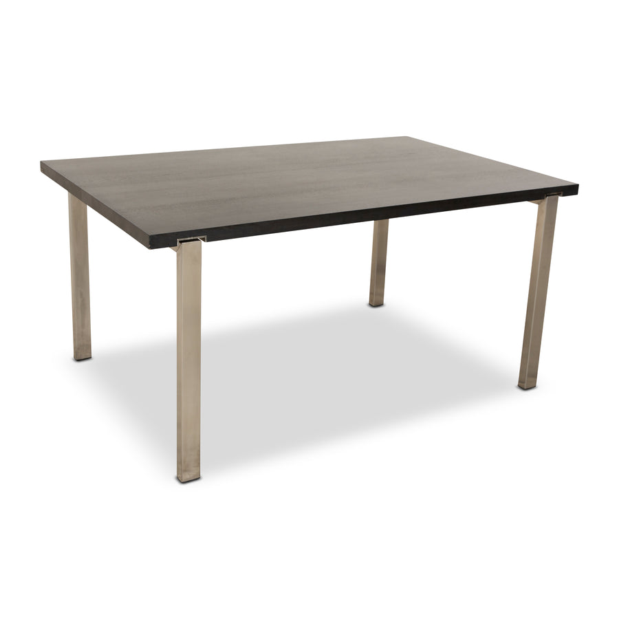 table à manger en bois bert plantagie marron foncé