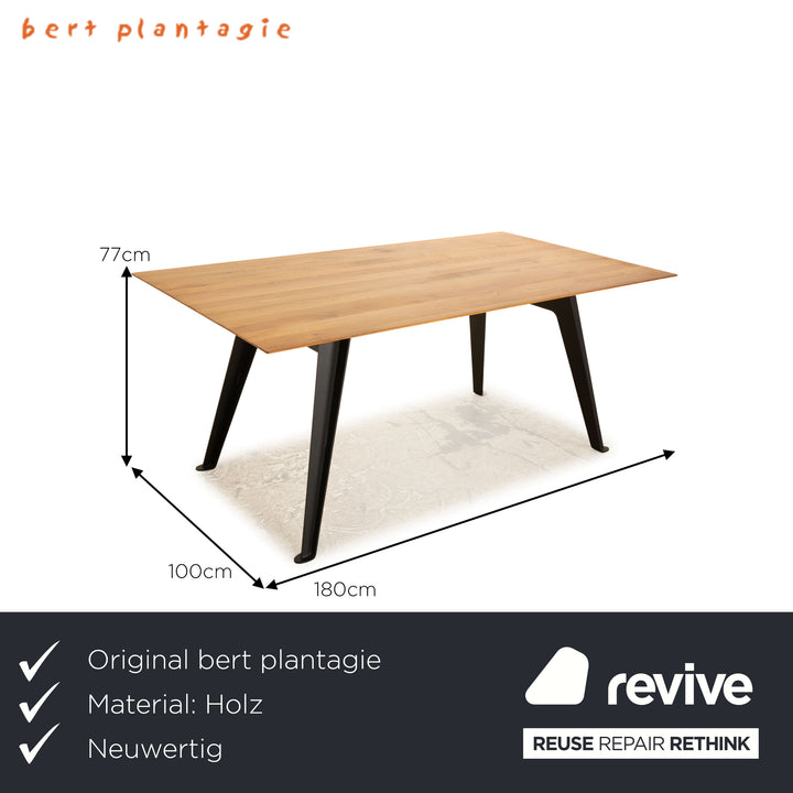 Bert Plantagie Table à manger en bois Sato marron
