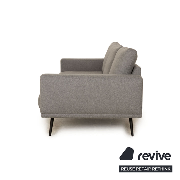BoConcept Carlton Stoff Dreisitzer Grau Sofa Couch