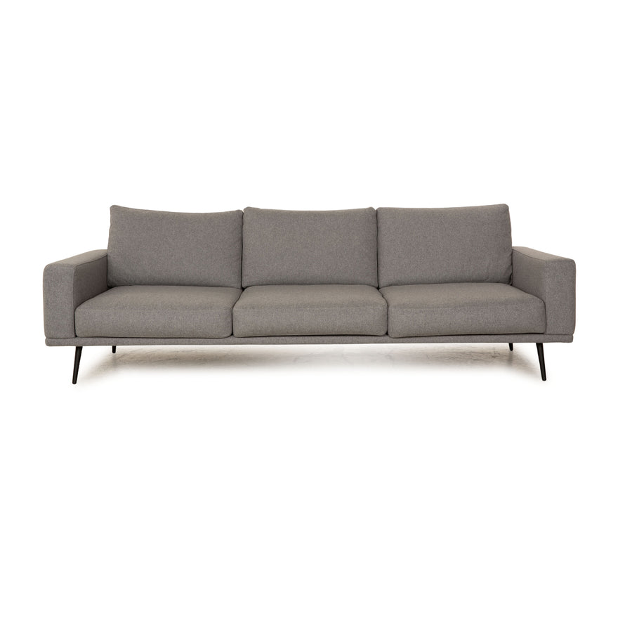 BoConcept Carlton Stoff Dreisitzer Grau Sofa Couch