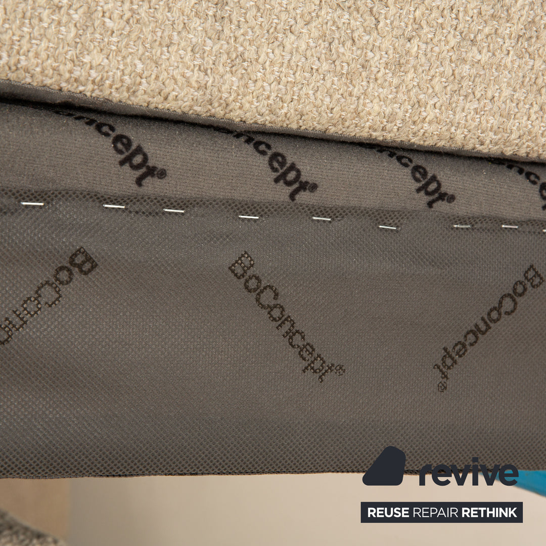 BoConcept Cenova Stoff Ecksofa Beige Recamiere Links Sofa Couch