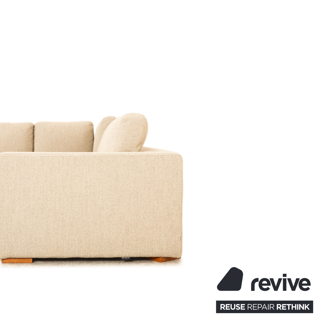 BoConcept Cenova Stoff Ecksofa Beige Recamiere Links Sofa Couch