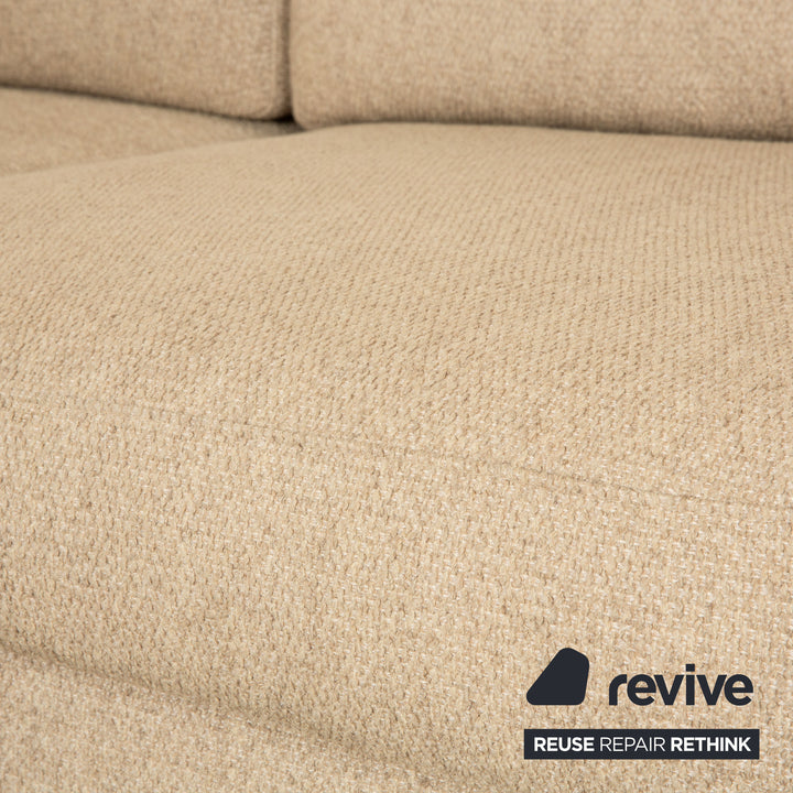 BoConcept Cenova Stoff Ecksofa Beige Recamiere Links Sofa Couch