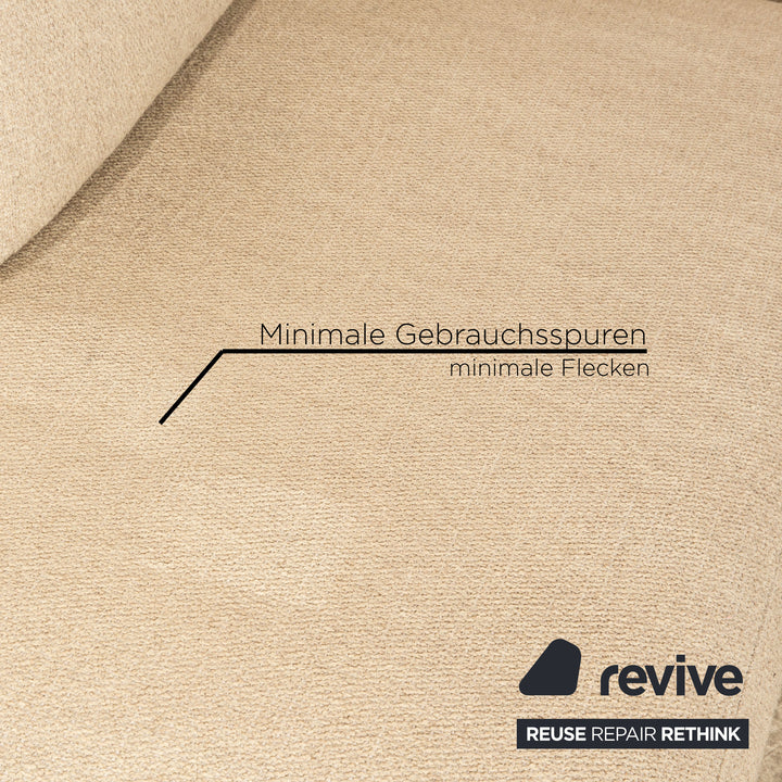 BoConcept Cenova Stoff Ecksofa Beige Recamiere Links Sofa Couch