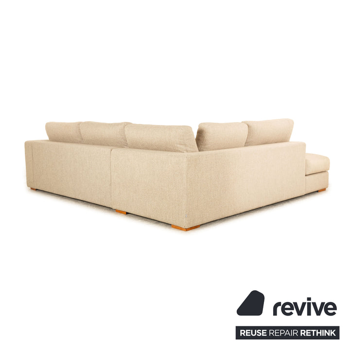 BoConcept Cenova Stoff Ecksofa Beige Recamiere Links Sofa Couch