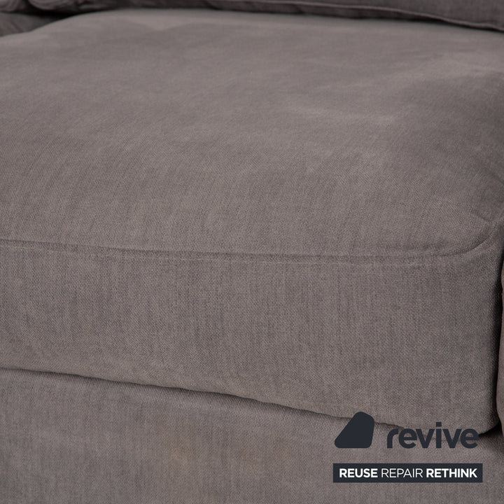 BoConcept Cenova Stoff Ecksofa Grau Recamiere Links Sofa Couch
