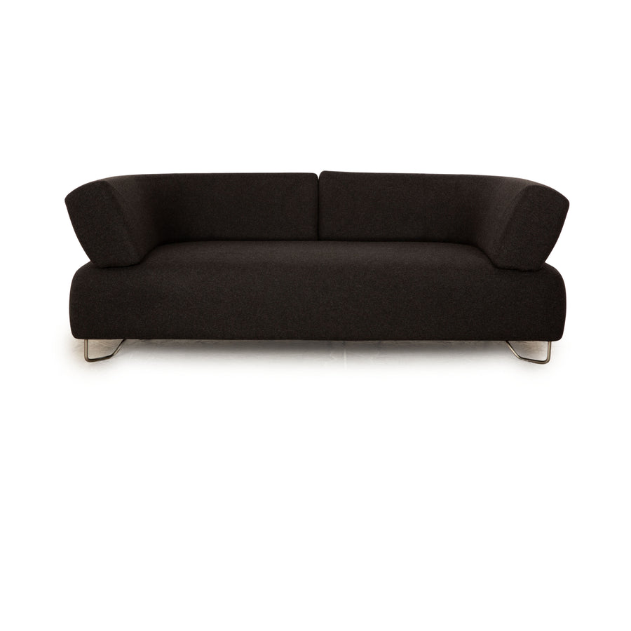 BoConcept Como Stoff Zweisitzer Grau Sofa Couch