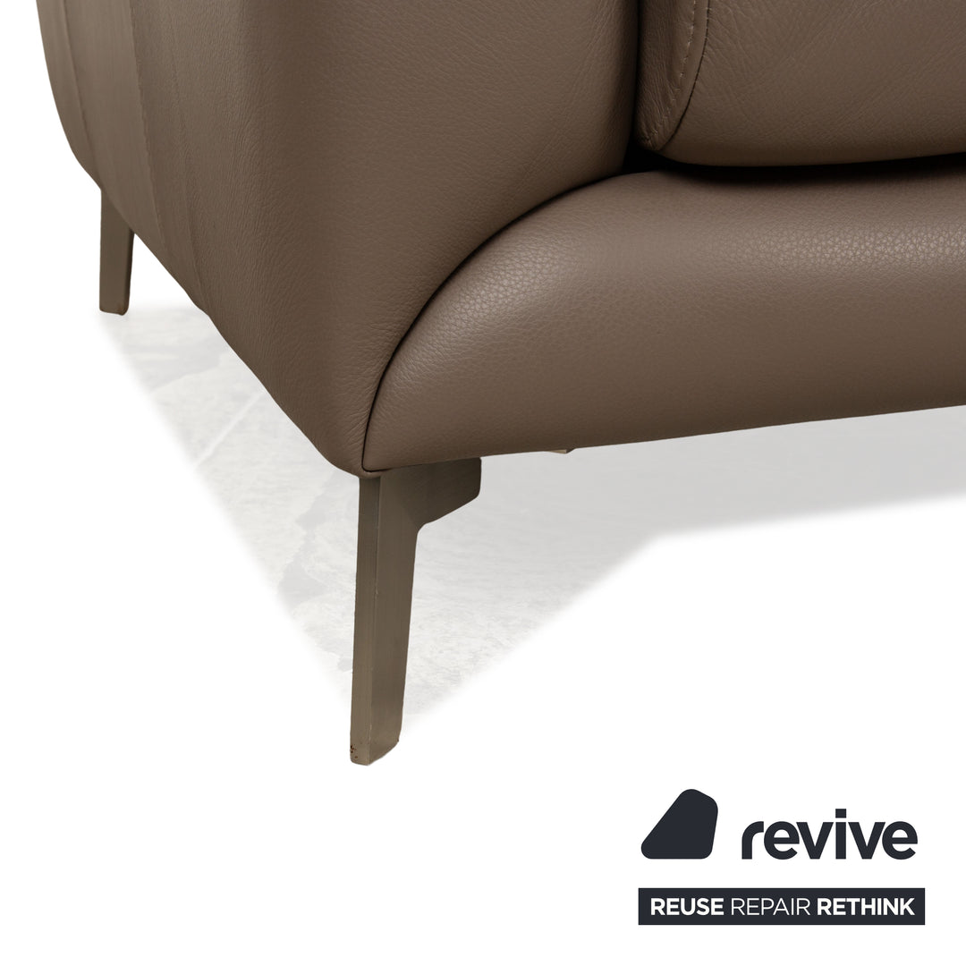 BoConcept Fargo Leder Zweisitzer Braun Sofa Couch