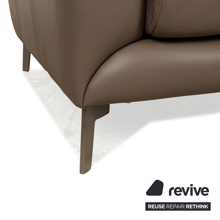 BoConcept Fargo Leder Zweisitzer Braun Sofa Couch