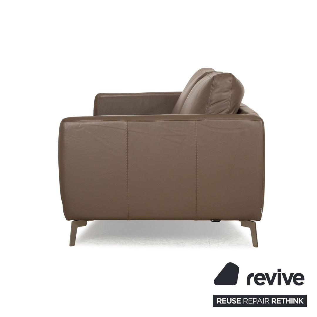 BoConcept Fargo Leder Zweisitzer Braun Sofa Couch