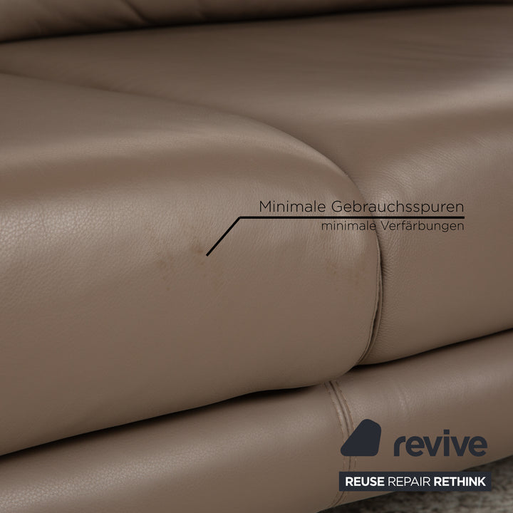 BoConcept Fargo Leder Zweisitzer Braun Sofa Couch