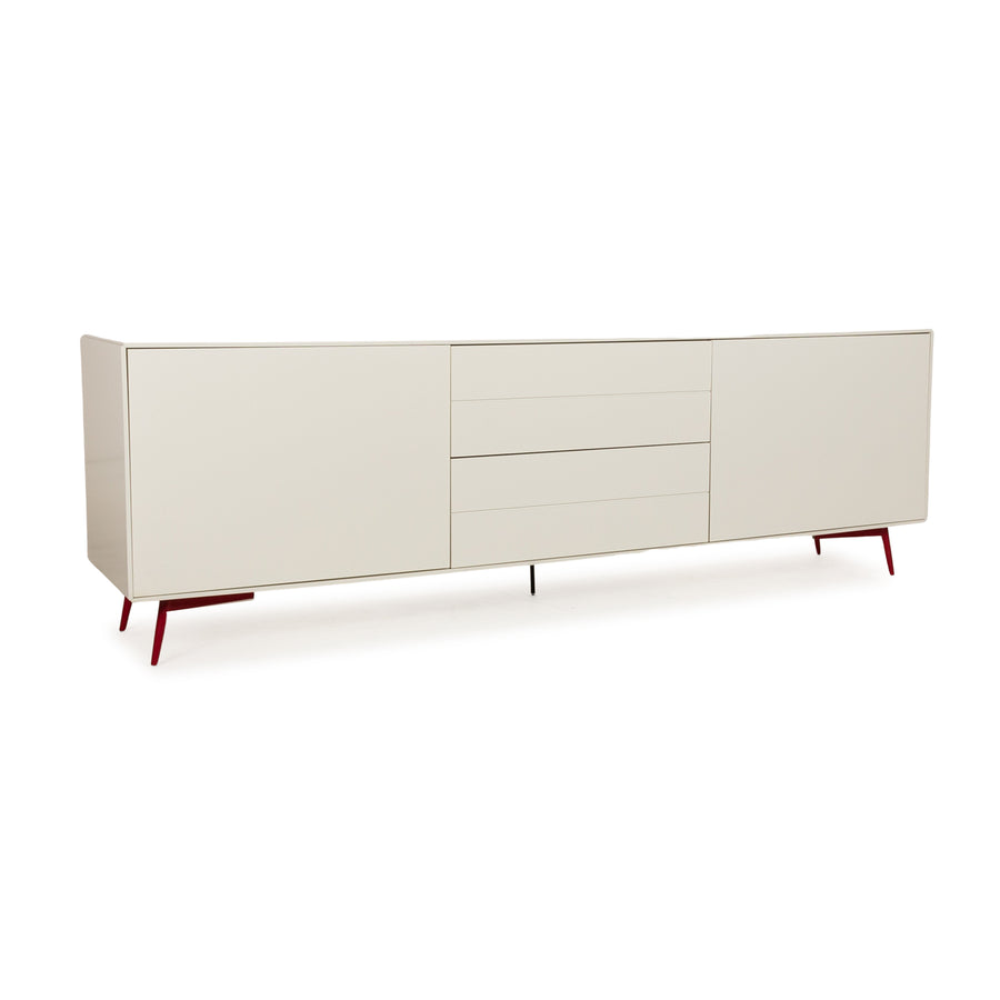 BoConcept Fermo Holz Sideboard Weiß Rot