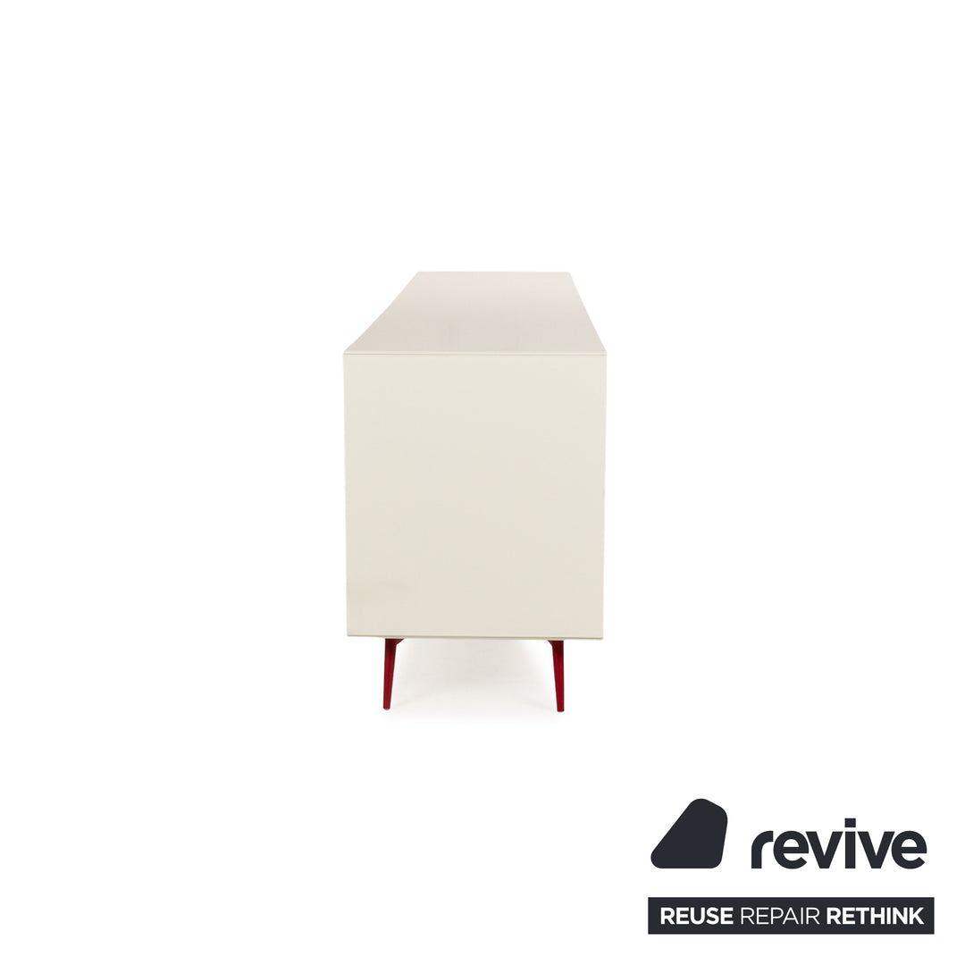 BoConcept Fermo Holz Sideboard Weiß Rot