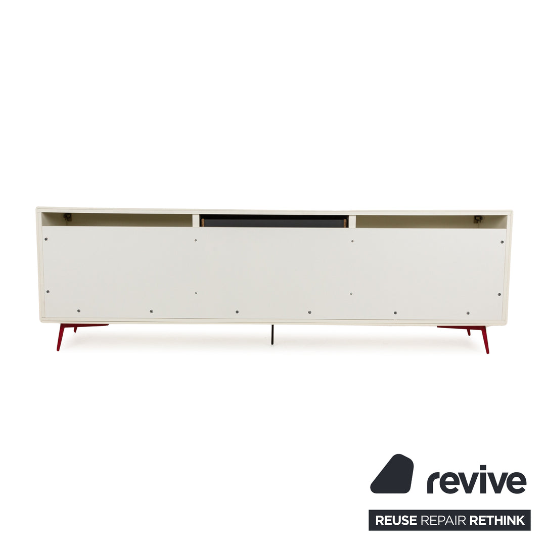 BoConcept Fermo Holz Sideboard Weiß Rot