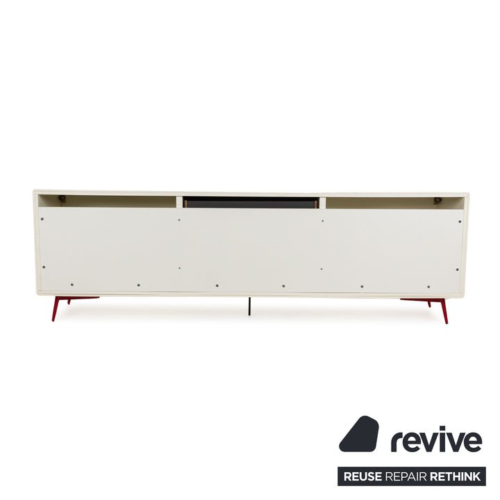 BoConcept Fermo Holz Sideboard Weiß Rot