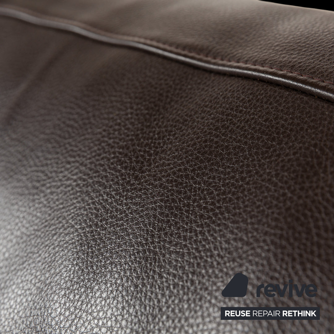 BoConcept Indivi Leder Zweisitzer Braun Sofa Couch