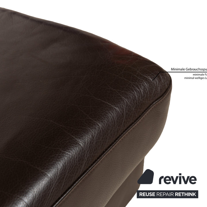 BoConcept Indivi Leder Zweisitzer Braun Sofa Couch