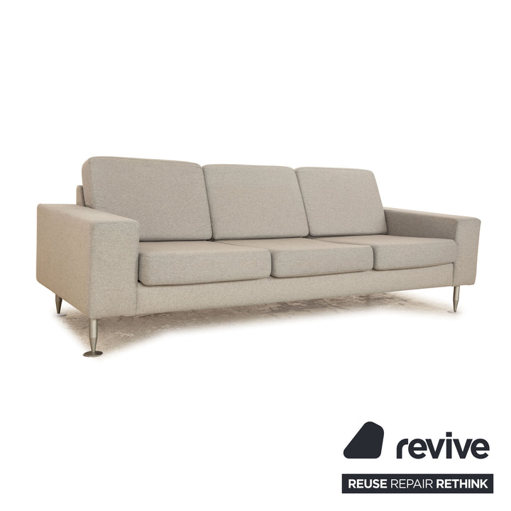BoConcept Indivi Stoff Dreisitzer Grau Sofa Couch
