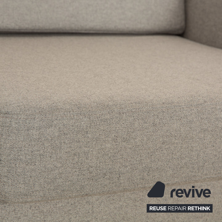 BoConcept Indivi Stoff Dreisitzer Grau Sofa Couch