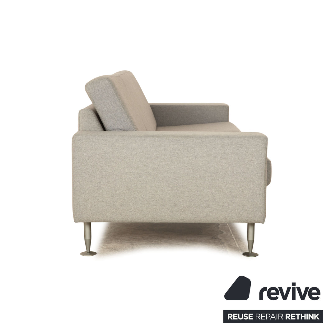 BoConcept Indivi Stoff Dreisitzer Grau Sofa Couch