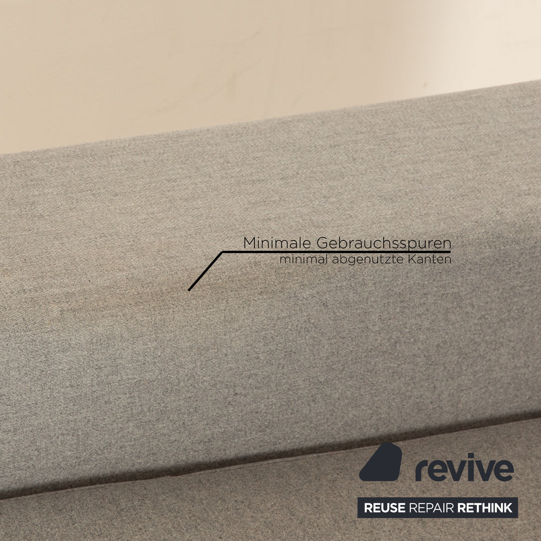 BoConcept Indivi Stoff Dreisitzer Grau Sofa Couch