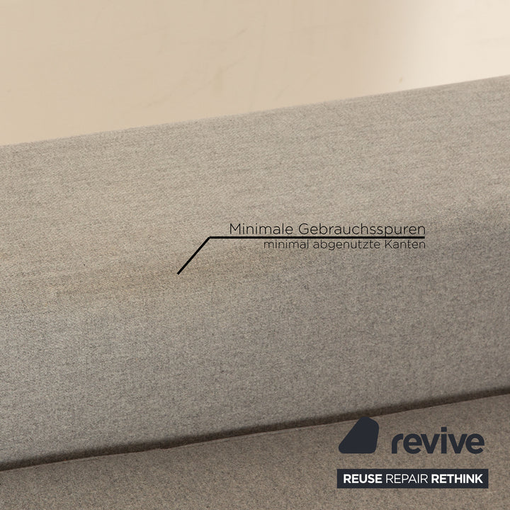 BoConcept Indivi Stoff Dreisitzer Grau Sofa Couch