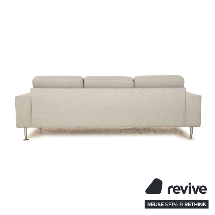 BoConcept Indivi Stoff Dreisitzer Grau Sofa Couch