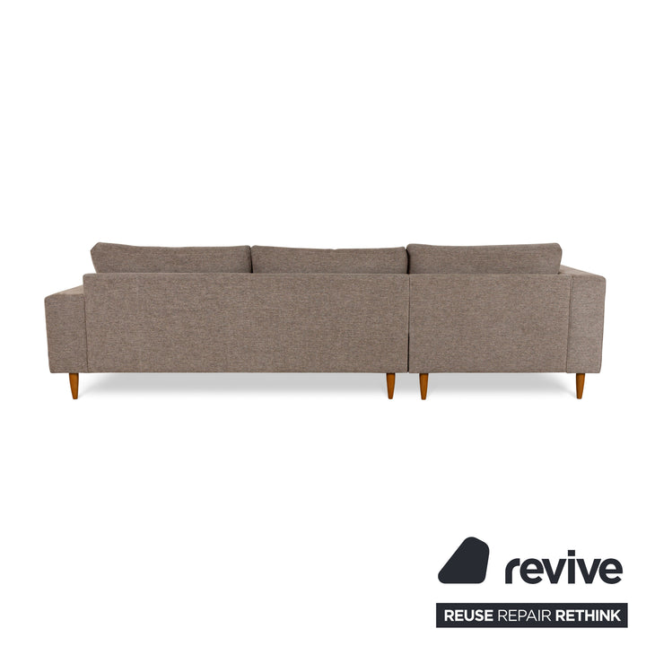 BoConcept Indivi Stoff Ecksofa Grau Beige Recamiere Links Sofa Couch
