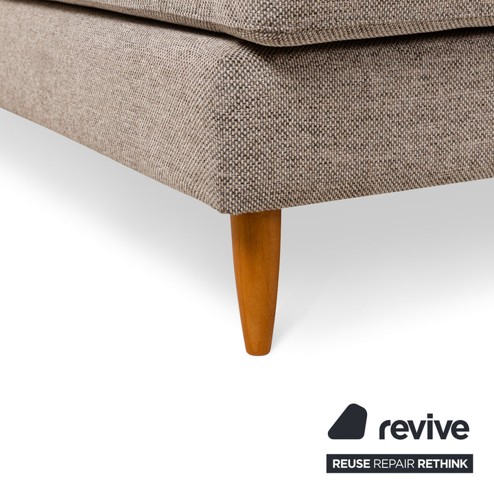 BoConcept Indivi Stoff Ecksofa Grau Beige Recamiere Links Sofa Couch