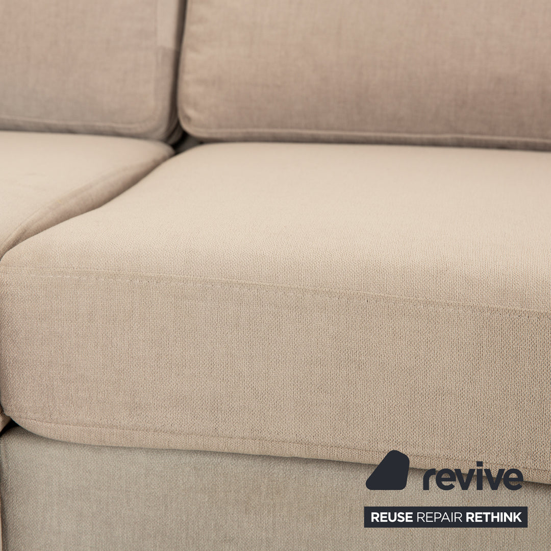 BoConcept Indivi Stoff Ecksofa Grau Recamiere Links Sofa Couch