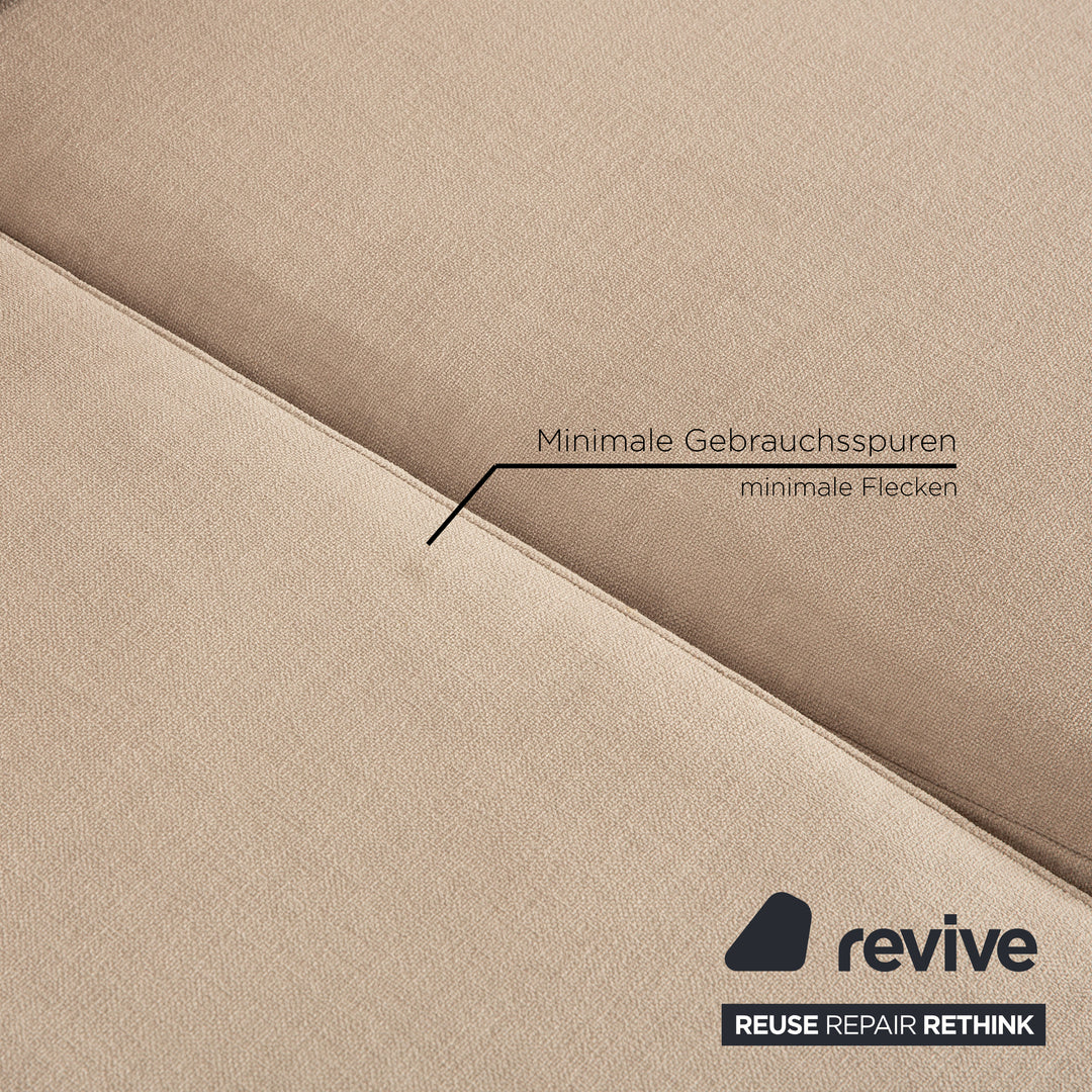 BoConcept Indivi Stoff Ecksofa Grau Recamiere Links Sofa Couch