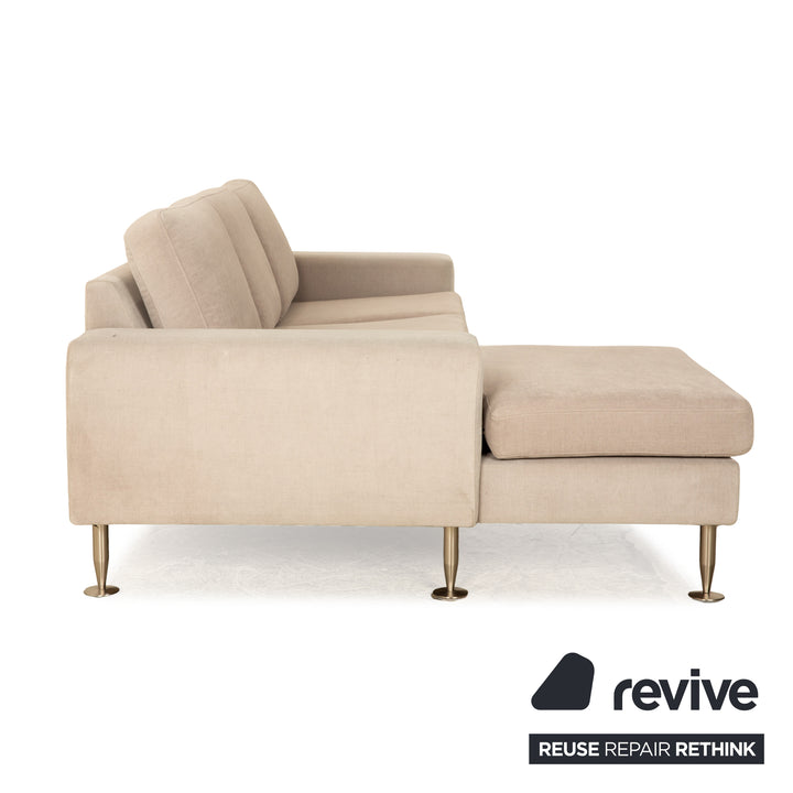BoConcept Indivi Stoff Ecksofa Grau Recamiere Links Sofa Couch