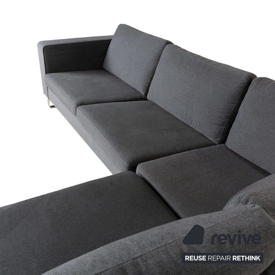 BoConcept Indivi Stoff Ecksofa Grau Sofa Couch